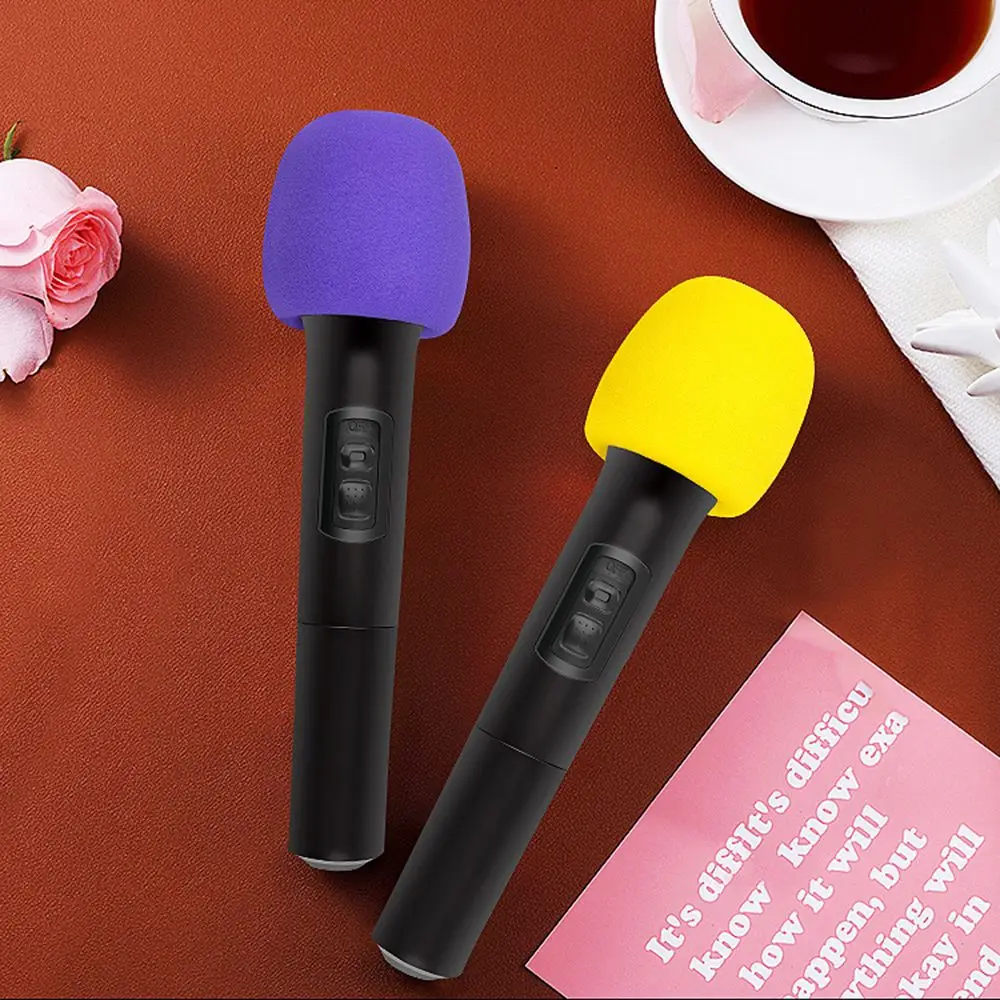 Estúdio profissional macio engrossar capa microfone tampa protetora