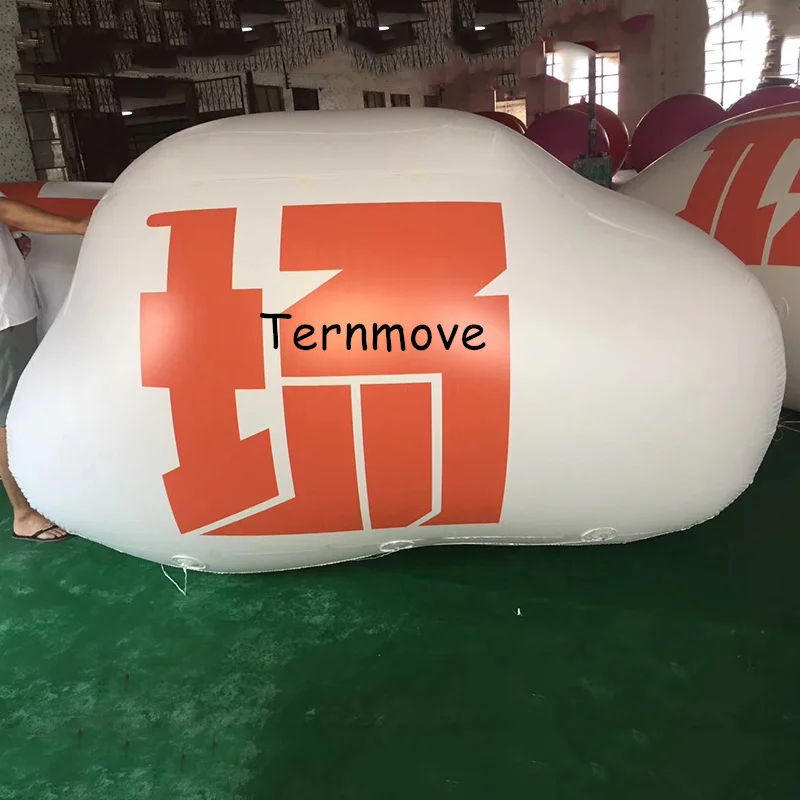 Zwevende opblaasbare wolkballon Aangepaste opblaasbare wolk voor reclame PVC heliumwolkbal voor evenementendecoratie