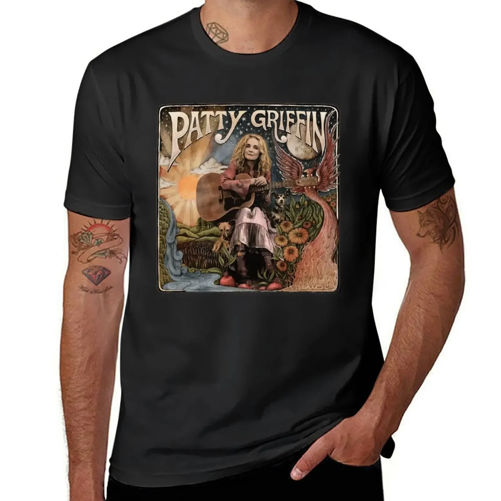 Patty Griffin T-Shirt kawaii clothes sublime cotton t shirt men