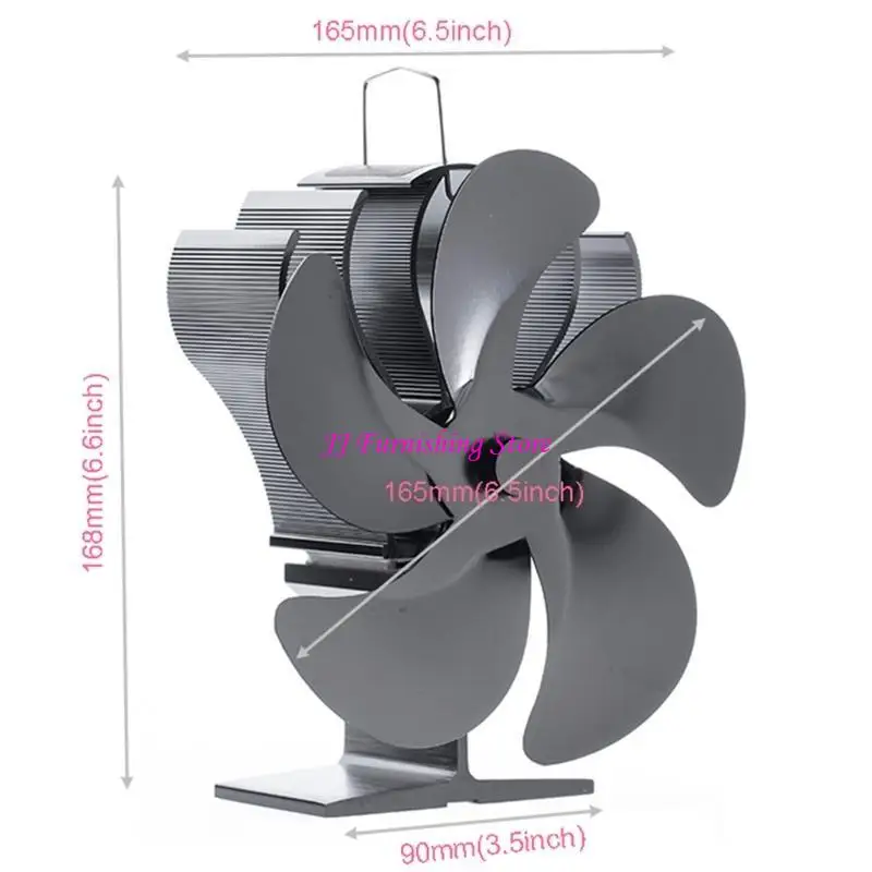 A9lb SF602S مروحة موقد صديقة للبيئة على مدخنة لوجود خشب سجل لمدفأة الموقد الهادئة