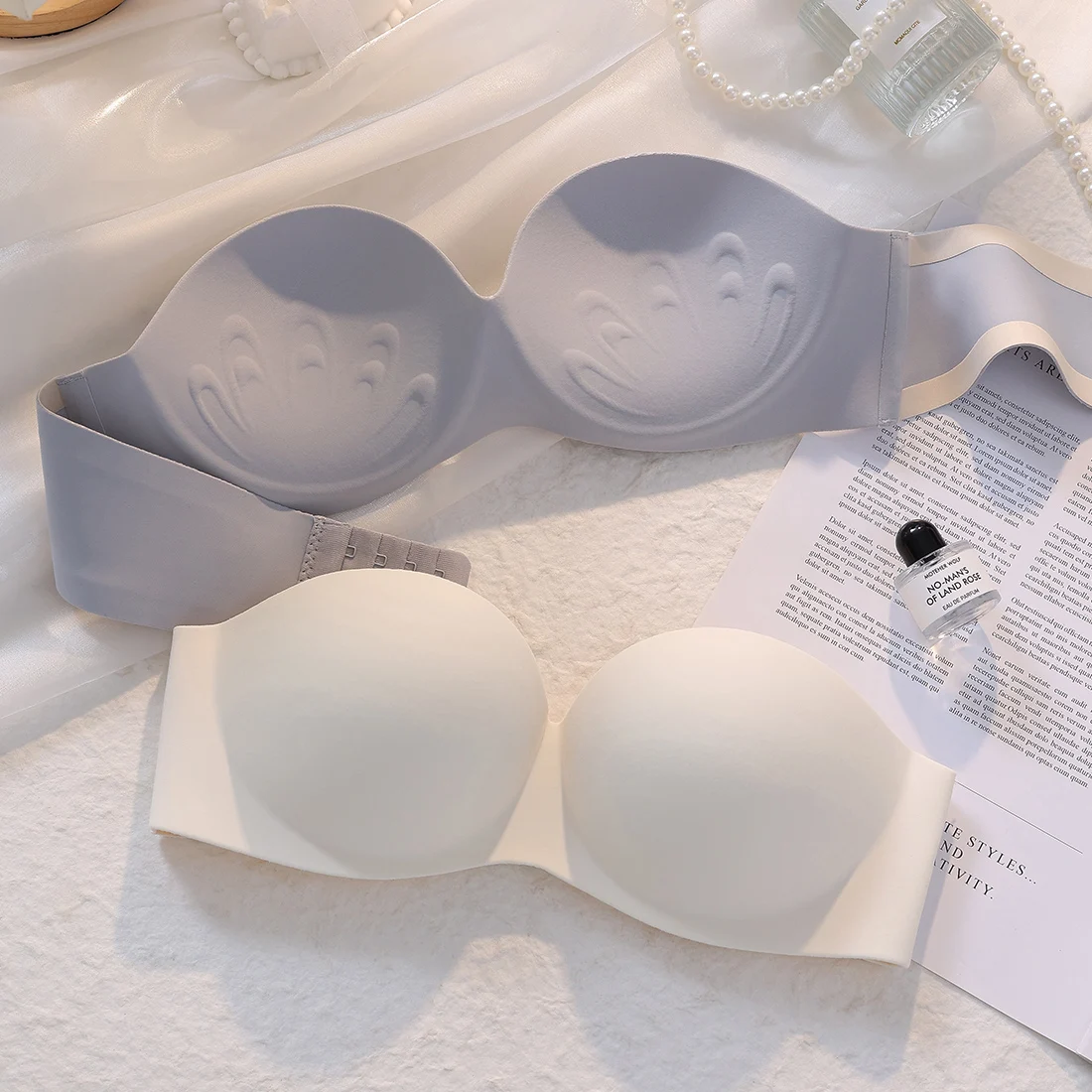 Women Sexy Seamless Lingerie Beautiful Back Bra Single Breasted Small Breast Push-up Soft Breathable