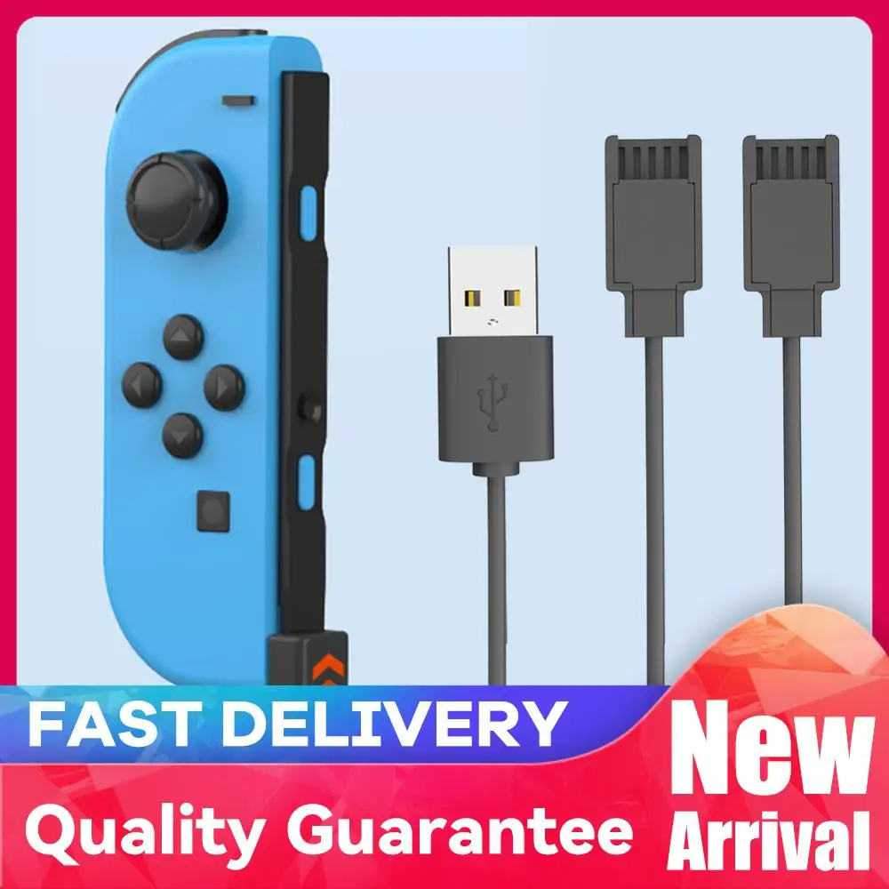 USB Charger Cable for Joycon Controller 2 in 1 Charging Cable Portable Charger Cable for Switch Controller Charger