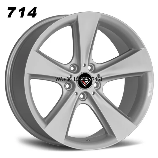 

Rep 714 Casting 19 Inch 9.0j 10.0j Staggered 5 Spokes 5x120 Silver Rim for Passenger Car Aluminum Alloy Wheels for BMW