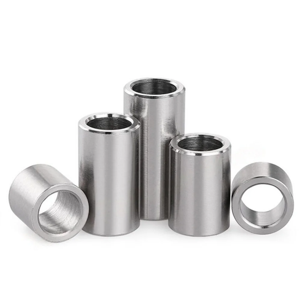 304 Stainless Steel Hollow Standoff Spacer Sleeve Bushing Washer Gasket Unthreaded Round OD 12-30mm M10 M12 M13 M14