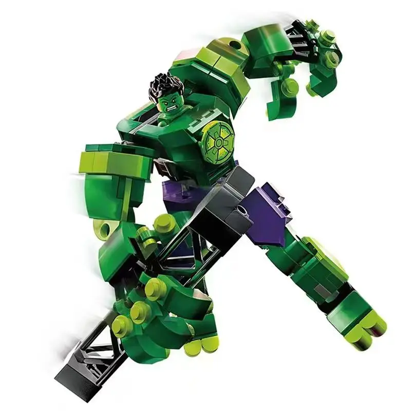 Superhero Avengers Mech Action Figure Toy Building Blocks