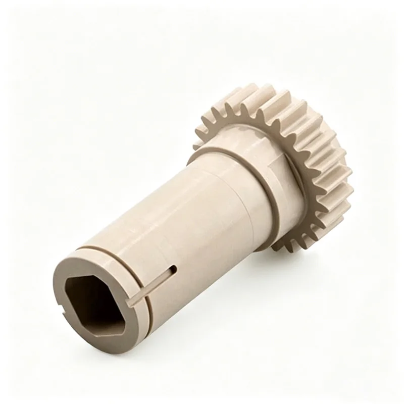 High Precision Customized Plastic PEEK CNC Lathe Parts For Camera Lens Gear Ring