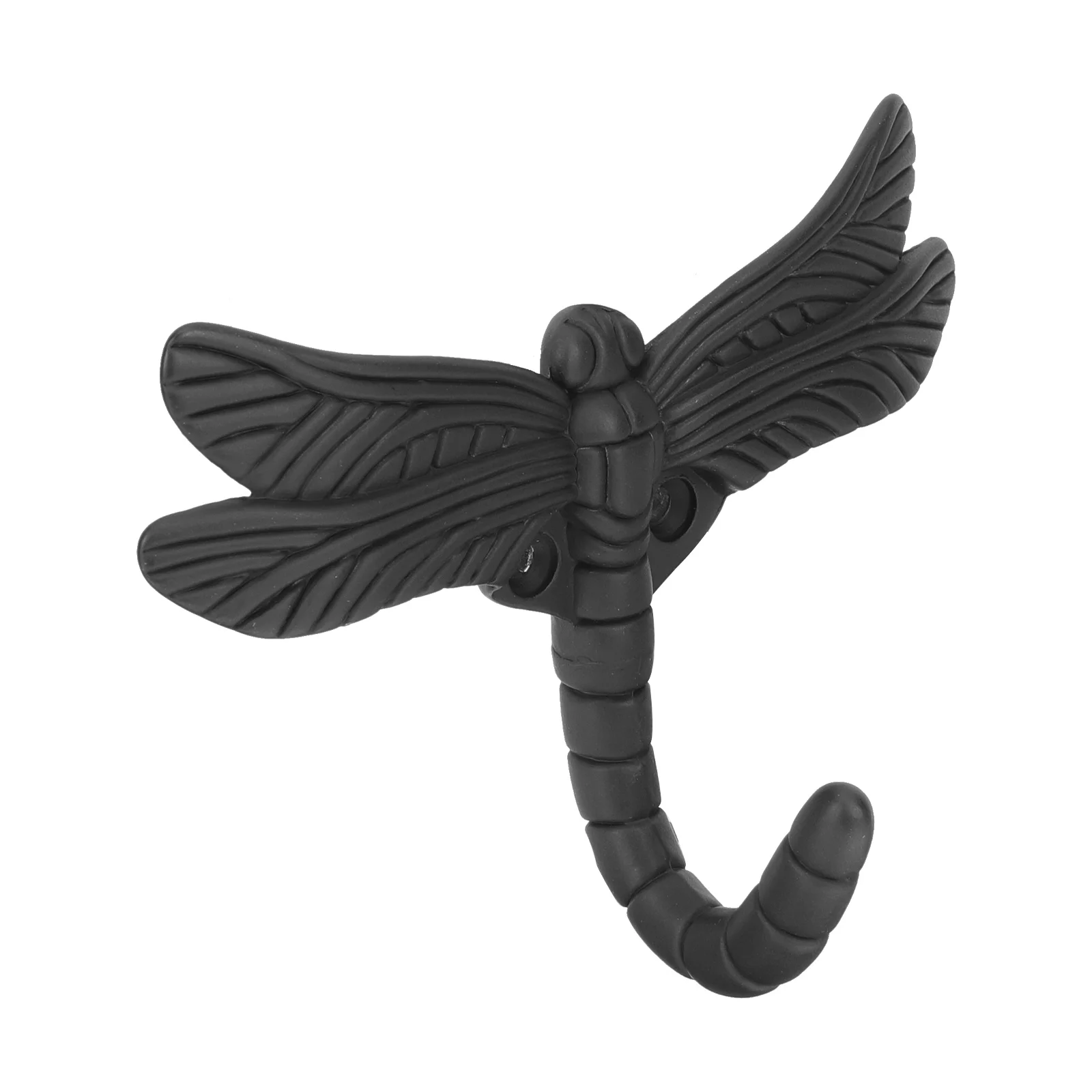 

Dragonfly Hook Sturdy Vintage Hat Bag Key Hanging Wrought Iron Delicate Wall Outdoor Towel Hooks Elegant