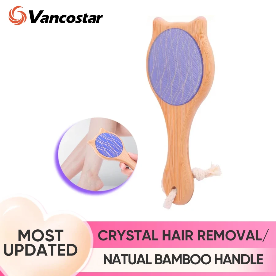 Crystal Hair Removal for Women Men Reusable Physical Remover Bamboo Epilator Painless Glass Hair Eraser
