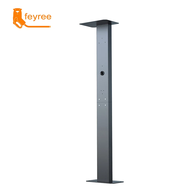 Electric Vehicle Charging Station Pile Post Upright Post Wall Mounted for Wallbox Type1 Type2 Charger