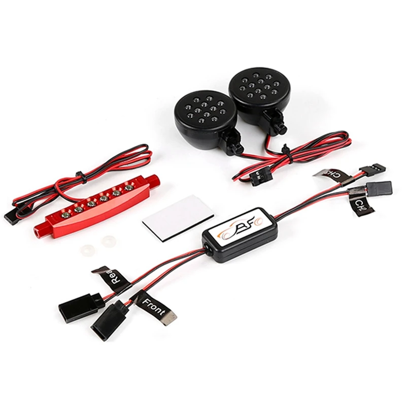 Voor- en achterlichtlamp met controller voor Hpi Rovan Km Baja 5B 1/5 RC auto-upgradeonderdelen