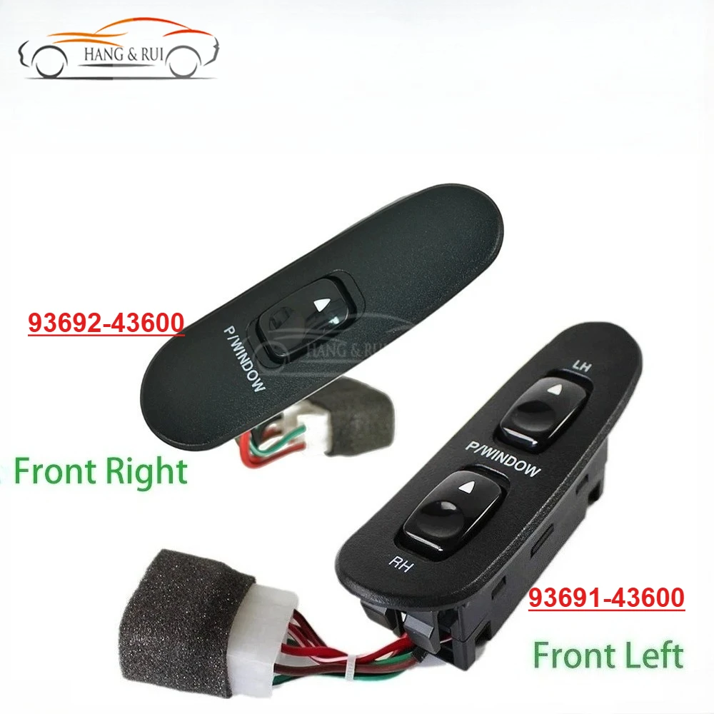 For Hyundai H100 Bus Kasten Front Left Right Power Window Switch Lifter Control Console Button Car Part 93691-43600 93692-43600