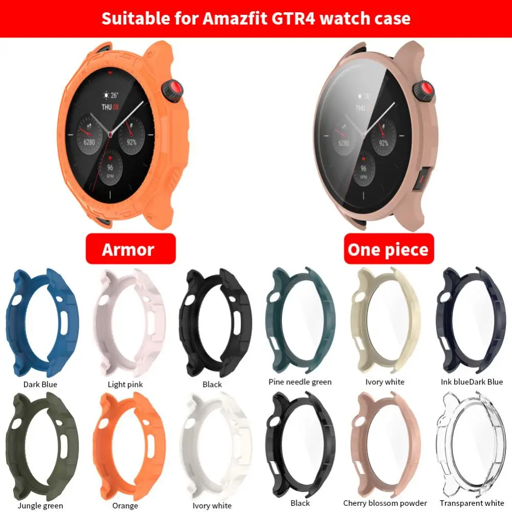 PC Protective Cover For Amazfit GTR 4 GTR4 Full Screen Protector Case For Amazfit GTR4 Pro Watch Protection Shell Accessorie