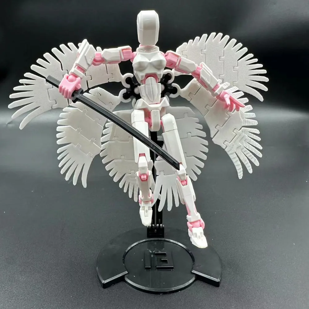 多関節ロボットアクションフィギュア,6〜8ウィング,3Dプリント,ダミー,ノベルティ,かわいい,シェイプシフト,クリスマスプレゼント