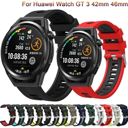 Silicone Strap band For Huawei Watch GT3 GT 3 GT2 2 42mm 46mm Smart Watch Honor Magic watch Wristband Replacement Wrist Correa