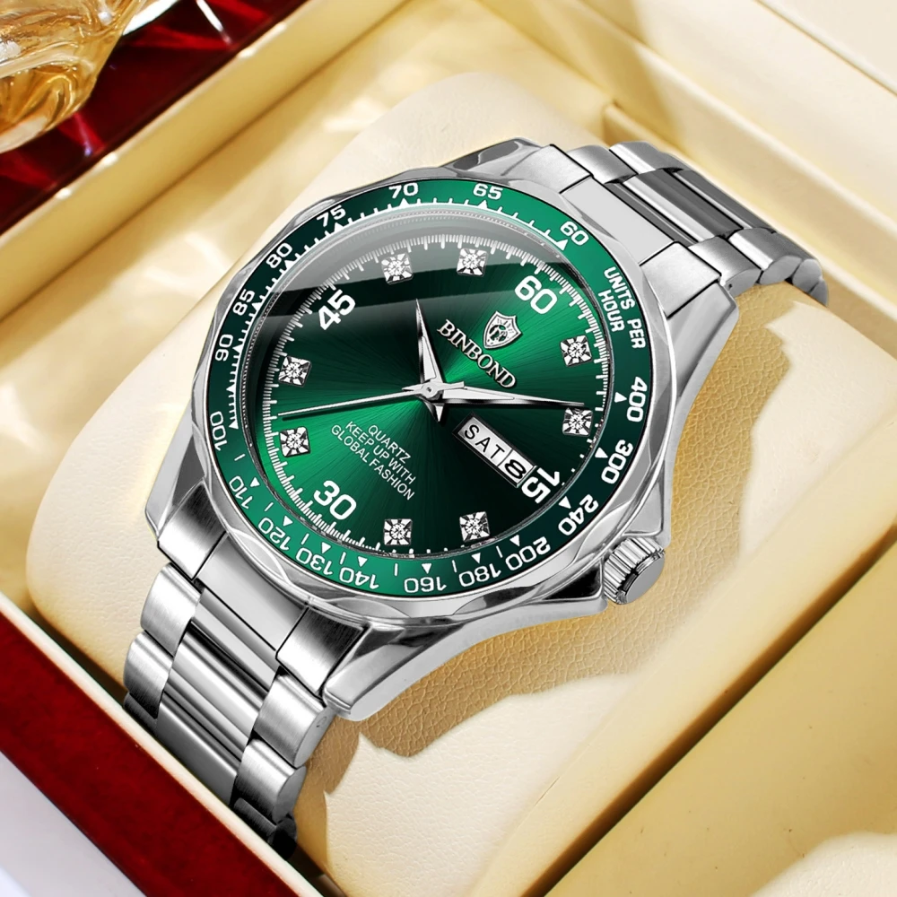 

2025 Male Luxury Star Minimalist Wristwatch Fashion Men's Steel Belt Business Sports Watches Waterproof Quartz Watch For Man