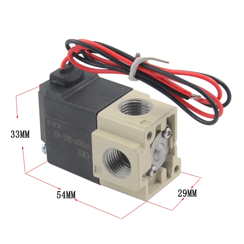 

High-frequency Solenoid Valve VT307-5G1-02 / VT307-6G1-024 Direct-moving Two-bit Three-way Vacuum Solenoid Valve