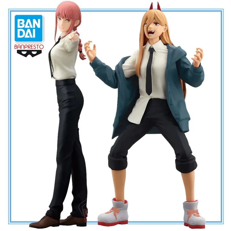 

Original Chainsaw Man Makima Power GLITTER & GLAMOURS Anime Action Figure PVC Model Banpresto Birthday Gift 23CM Collector