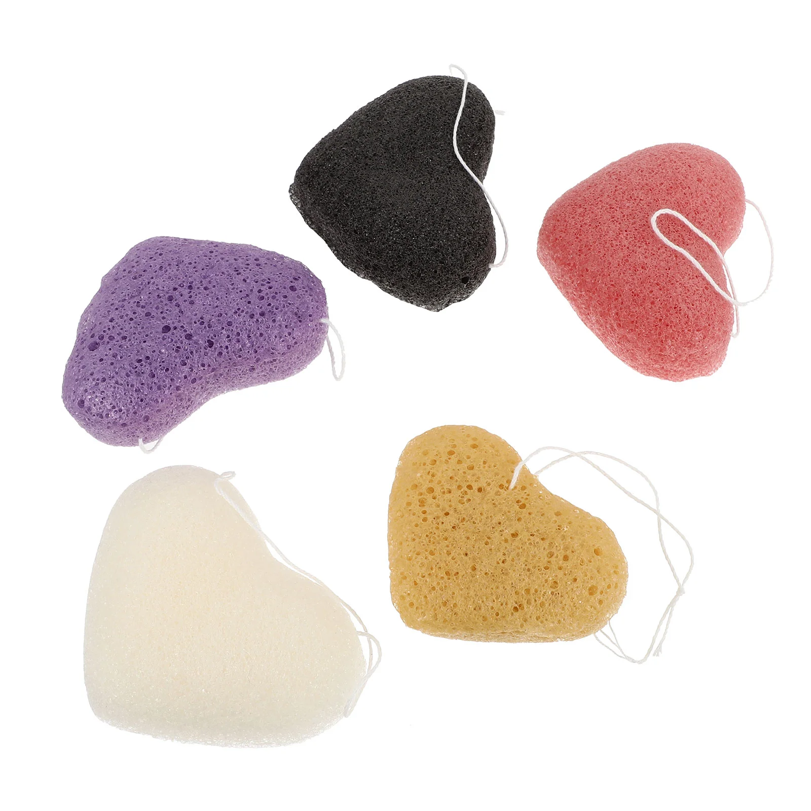 

5 Pcs Face Wash Makeup Sponge Gently Exfoliates Removes Impurities Deep Cleans Pores Safe Daily Cleansing Gifts Christmas