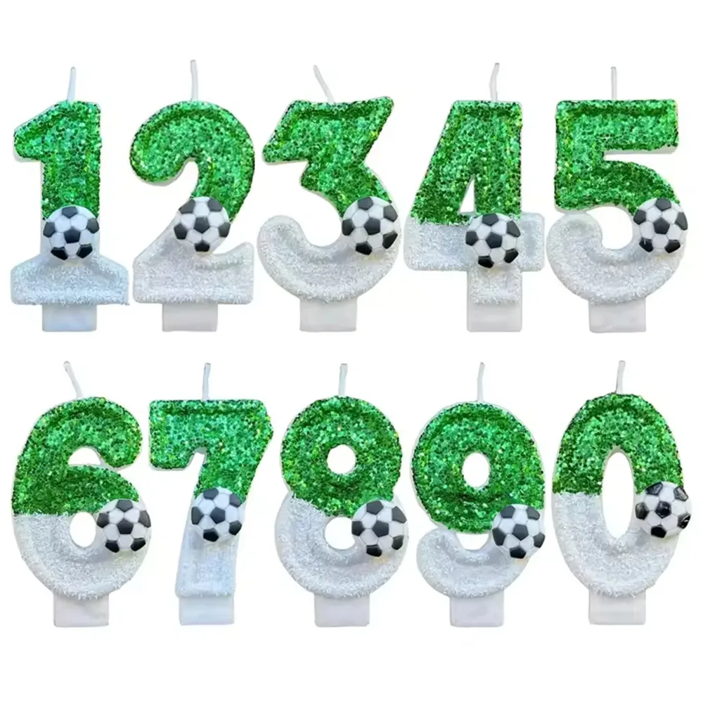 Velas de Aniversário DIY com Números de 0 a 9, Estilo Original com Mudança Gradual de Duas Cores, Decoração de Velas Digitais para Bolos de Aniversário