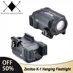WADSN Zenitco KLESCH-1 linterna táctica LED con riel Picatinny