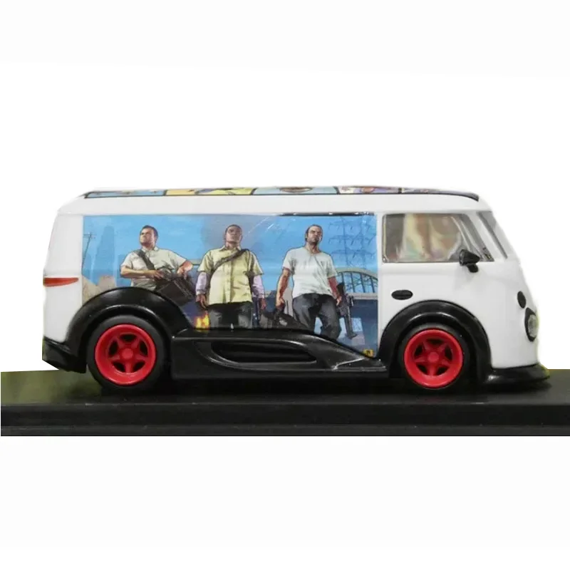 

Миниатюрная модель автомобиля MINIBOX 1/64 T1 RWB Van Speed из сплава, статическая коллекционная модель, декоративный подарок, игрушка