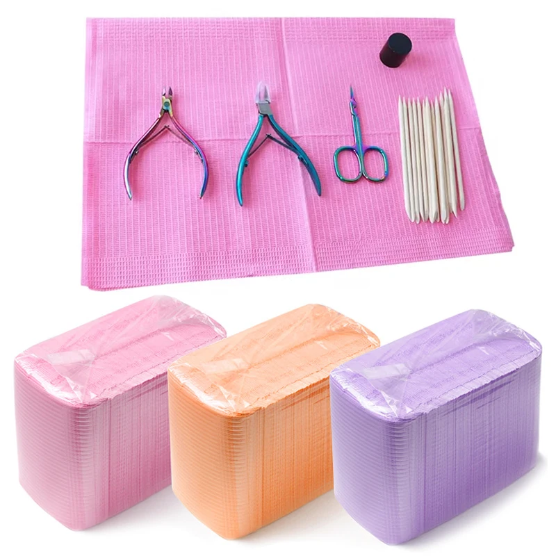 20 pezzi tappetino per nail art tappetino usa e getta per tatuaggi pulito per unghie tovaglie impermeabili accessori per tatuaggi strumenti per manicure per unghie