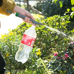 Adjustable Drinking Bottle Sprayer Watering Nozzle Sprinkler Pressure Fogging Nozzle Gardening Tools