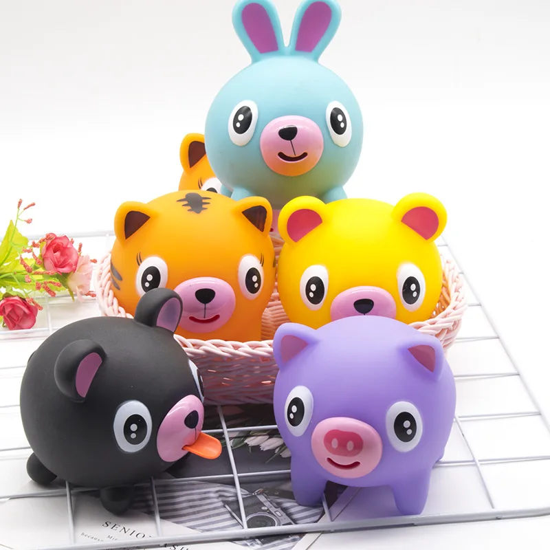 

Tongue Out Voice Cute Animal Mochi Squishy Toys Stress Relief Vent Vocal Animal Dolls Squeeze Toys Anti-Stress for Kids Baby