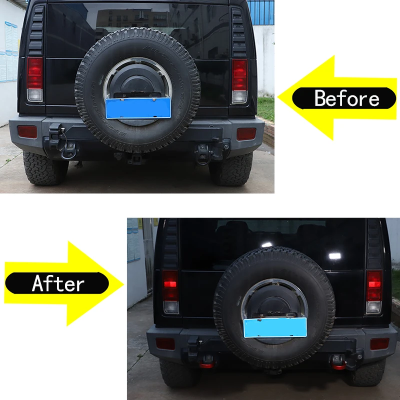 

2x Aluminum alloy Car Tow Hook Bumper Tow Hook rear trailer hook Trim Fit for Hummer H2 2003-2009 Auto Accessories
