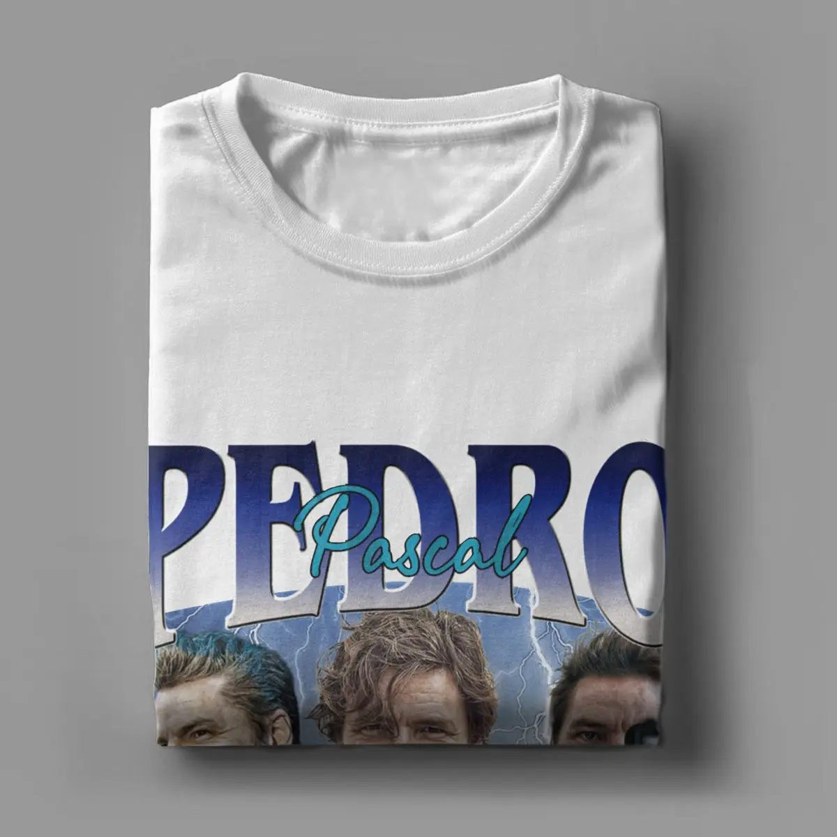 Novelty Pedro Pascal Homage T-Shirt for Men Women Crew Neck Pure Cotton T Shirt Short Sleeve Tees Birthday Gift Clothes image 5