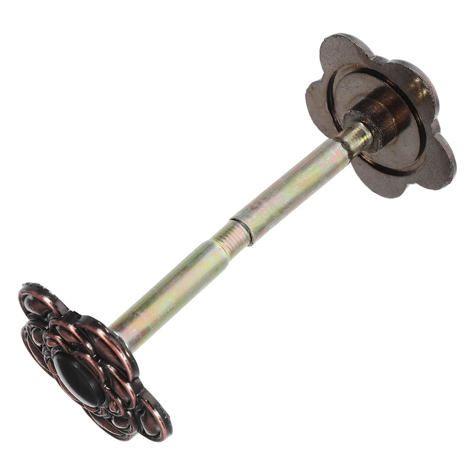 

1Set Door Hole Cover Plate Zinc Alloy Flower Design Deadbolt Filler Plate Retro Handle Hole Plug for Home Furniture