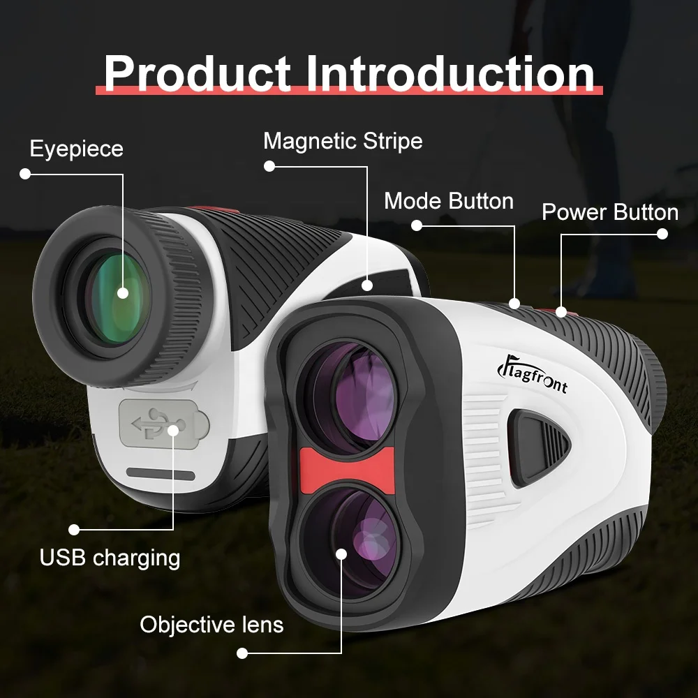 

TULX Outdoor High-precision Golf Laser Rangefinder with Slope Compensation 1300Y Flagpole Locking Vibration