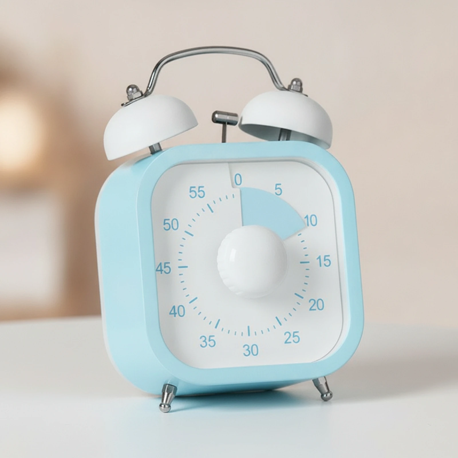 Desk Setup Requirements - Timer with Bells Wind-up Analog Countdown