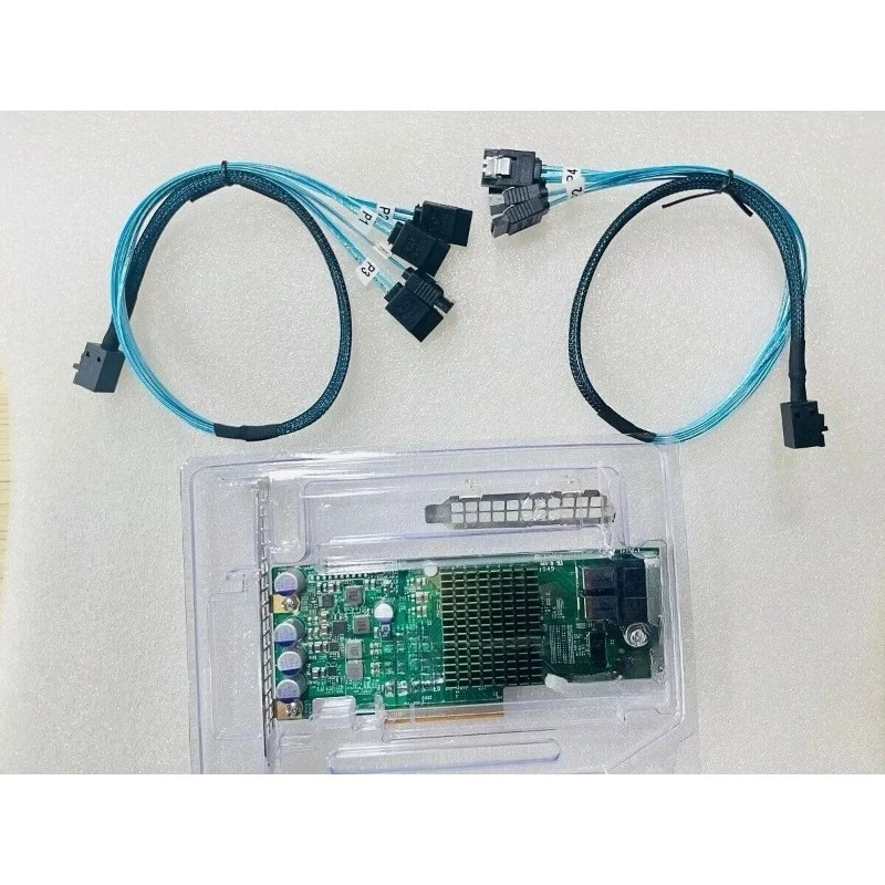 Supermicro AOC-S3008L-L8E LSI 9300-8i 12Gbps SAS HBA IT mode ZFS FreeNAS unRAID+8643 Cable*2