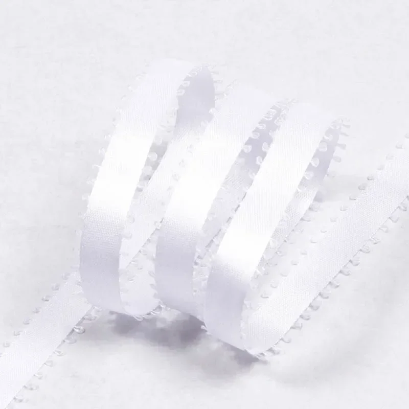 Double Sided Ear Edge Woven Diy Handmade Bow Hair Accessories Packaging Ribbon Wrapping Bouquet Birthday Party Decorations Gifts