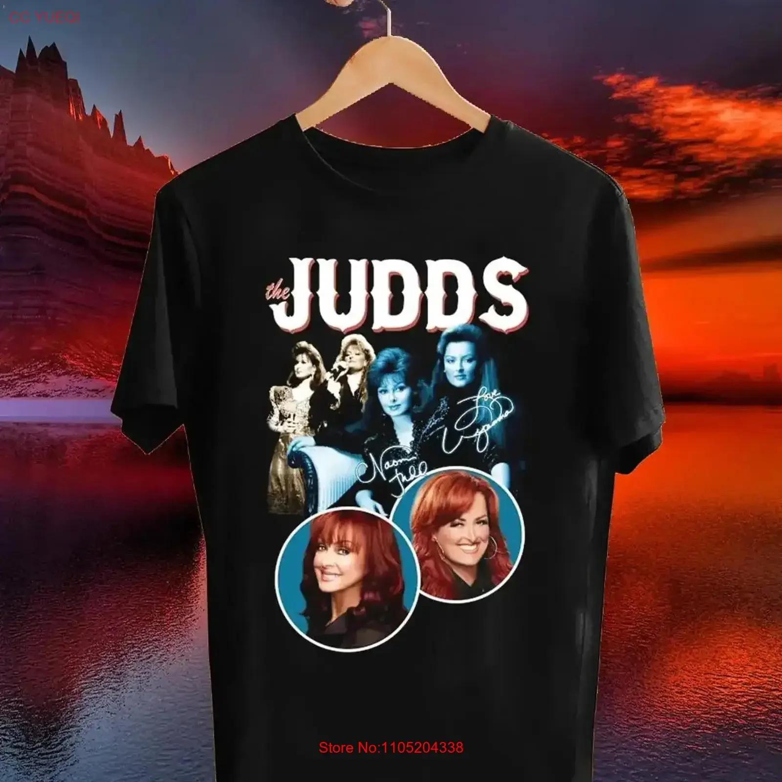 تي شيرت The Judds Wynonna Judd Final Tour تي شيرت قطن S 5XL QX504 ملابس مصممة عتيقة مغسولة أنيقة وناعمة غير رسمية للرجال #1