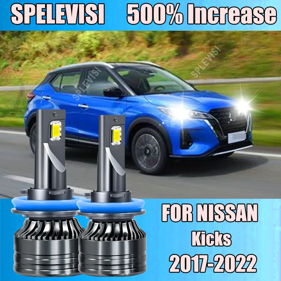 

180W LED Bulb Car Headlight H11 Canbus 6000K High Bright Turbo Lamp CSP Chip For Nissan Kicks 2017 2018 2019 2020 2021 2022