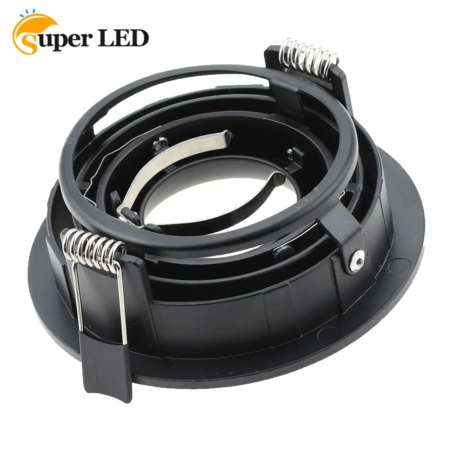 LED GU10 Eyeball Casing MR16 Bulb Multi Frame Downlight Ceiling Down Light Lampu Siling Round Black White