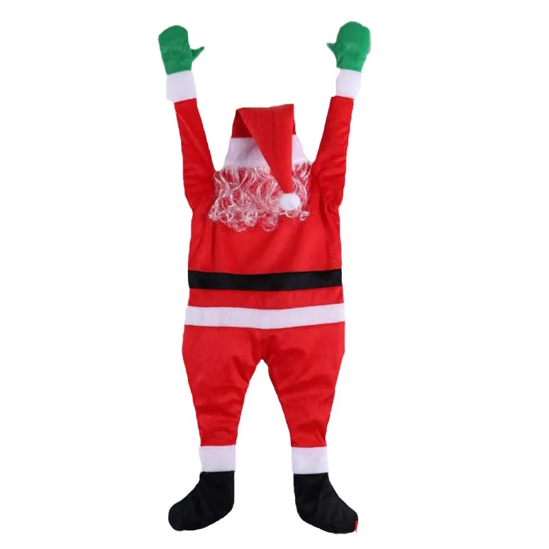 عيد الميلاد الديكور تسلق سانتا كلوز ديكور المنزل الهدايا دمية زينة معلقة للمنزل 2025 نافيداد هدية السنة الجديدة