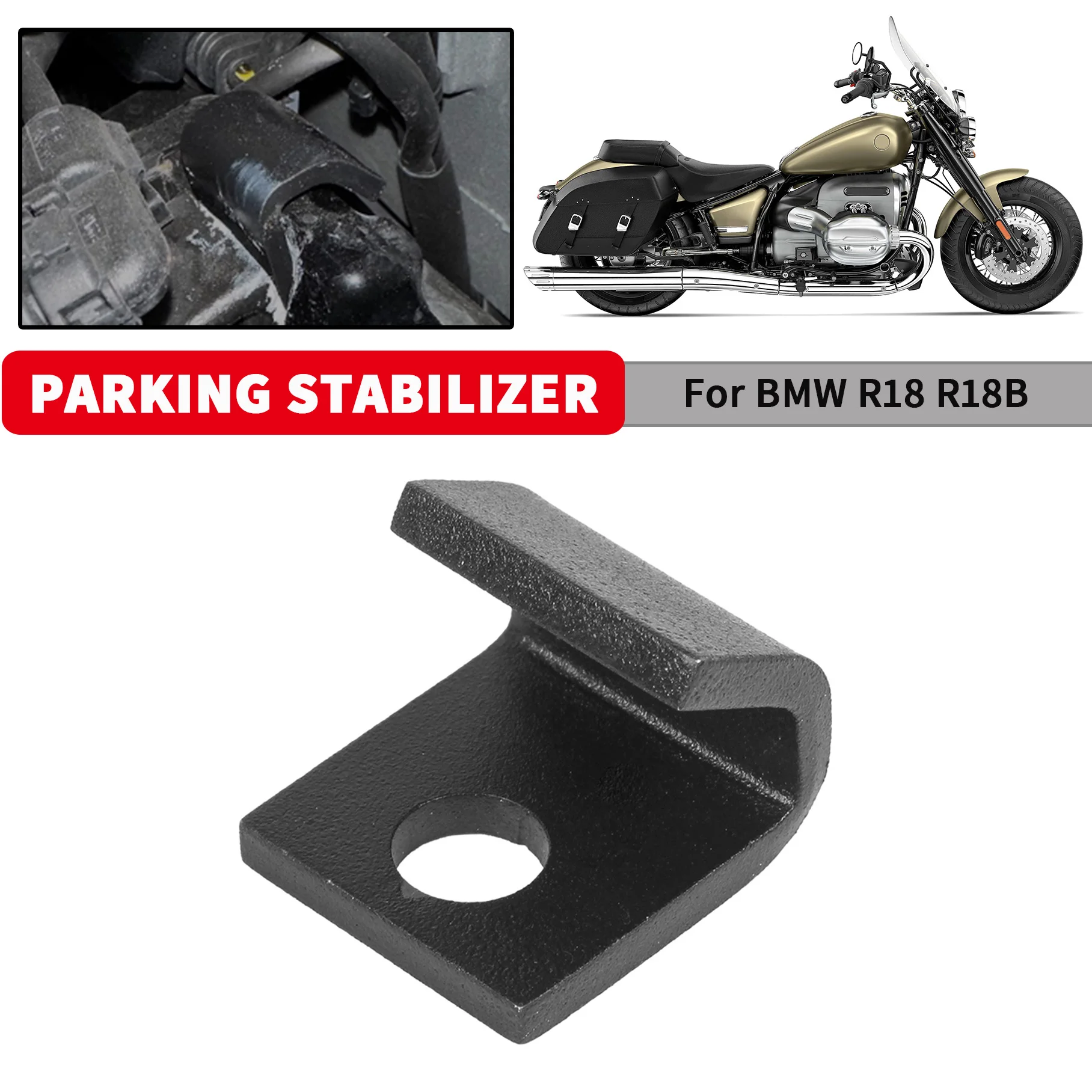 

Motorcycle Parking Stabilizer Side Stand Adjustable Stability Lifting Lever Bracket Accessory For BMW R18 R 18 B R18B 2020-2025
