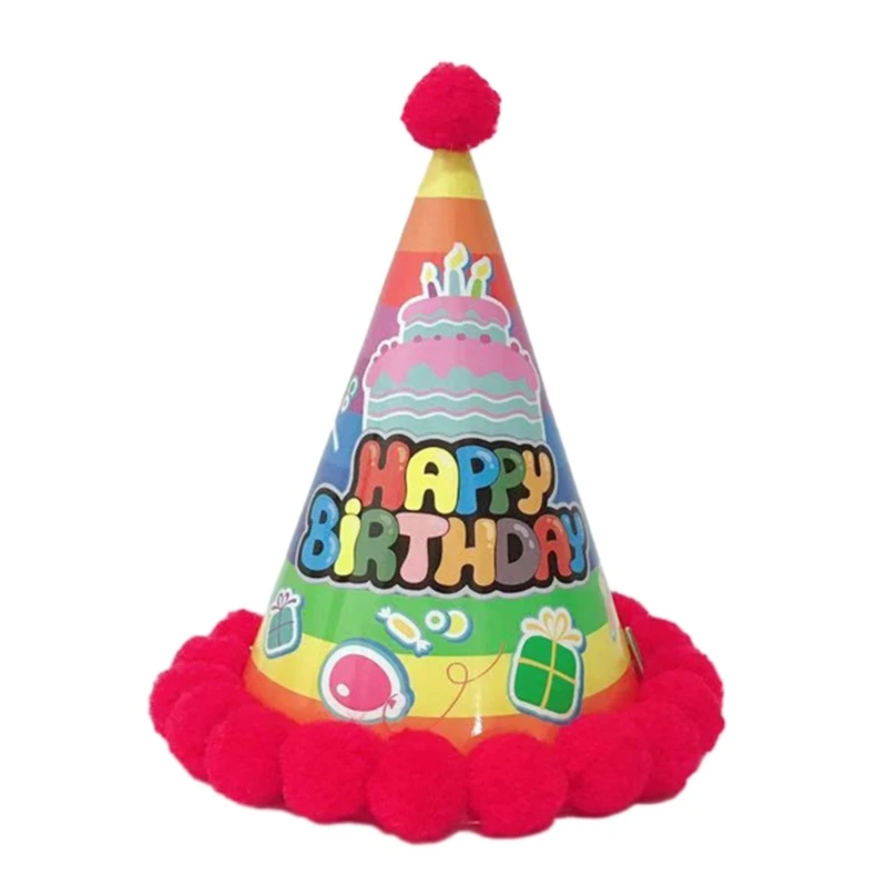 Baby Birthday Hat Party Decorations Lovely Pointed Hat Adult Party Photo