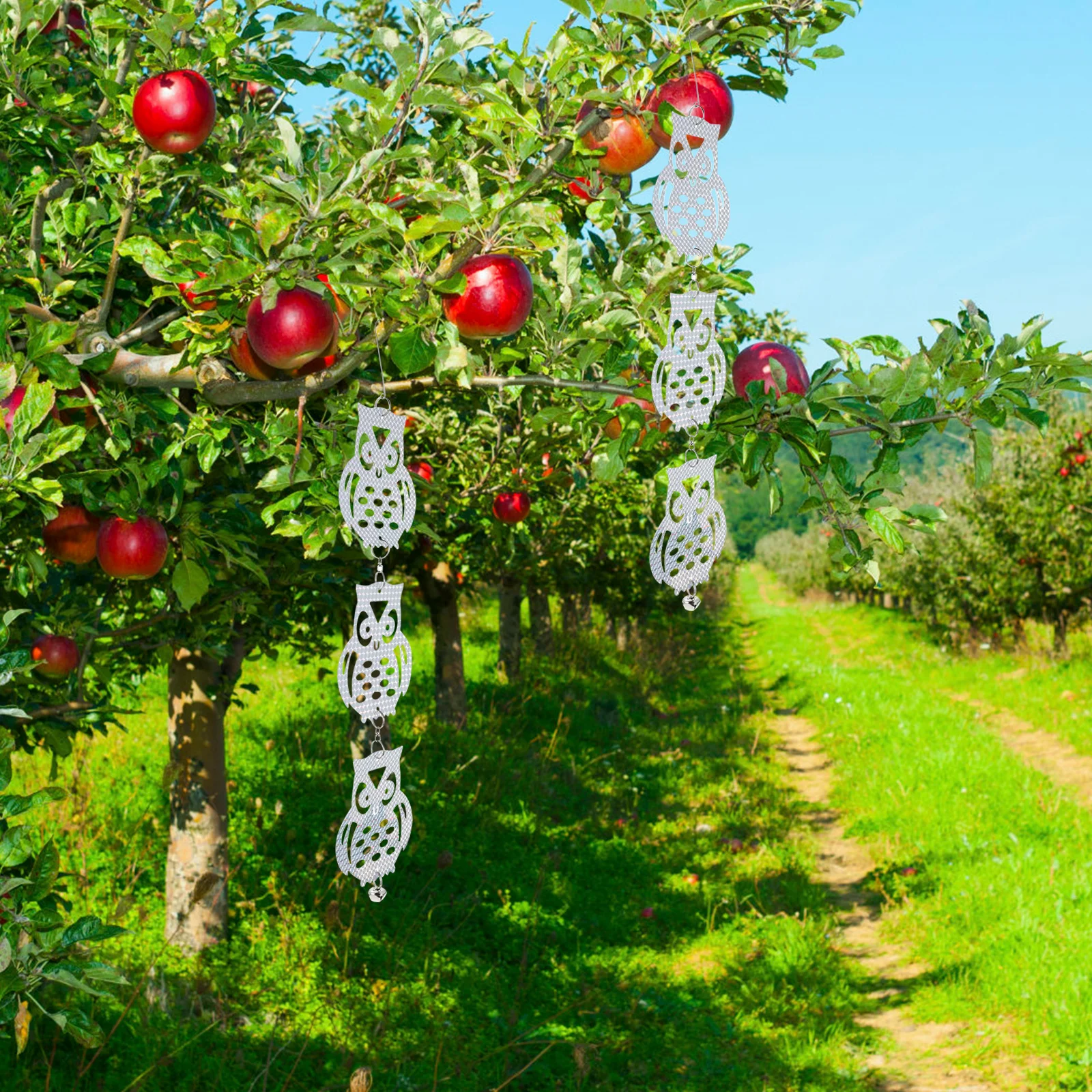 

2 set Owl Bird Repeller Sheets Outdoor Garden Yard Decorative Reflectors Pest Control Farm Supplies Orchard Device