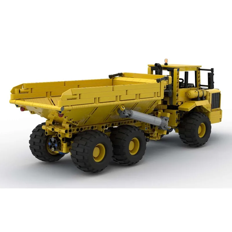 MOC-248929 New Mine Articulated Remote Control Dump Truck Building Block Model 1673 Parts Boys Children Christmas Toy Gift view 4