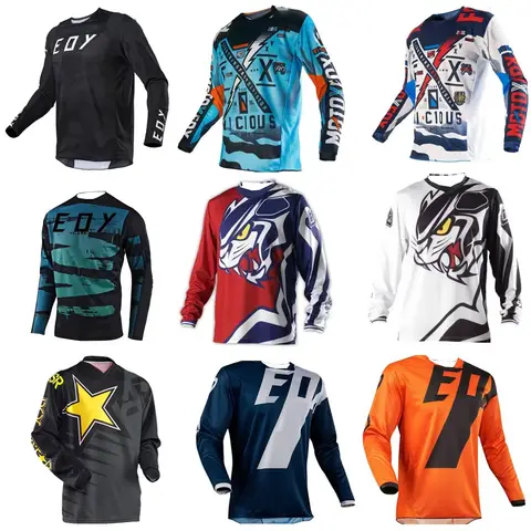 Motocross Mountain Enduro Bike Clothing Bicycle Moto Downhill Women Men Cycling Jersey MTB Shirts BMX Long Man Cycling Jersey