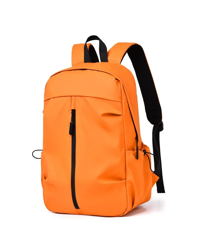 

Multicolor Casual Student Backpack Available in Purple Yellow Green Orange Gray Pink and Black Lightweight Water Resistant