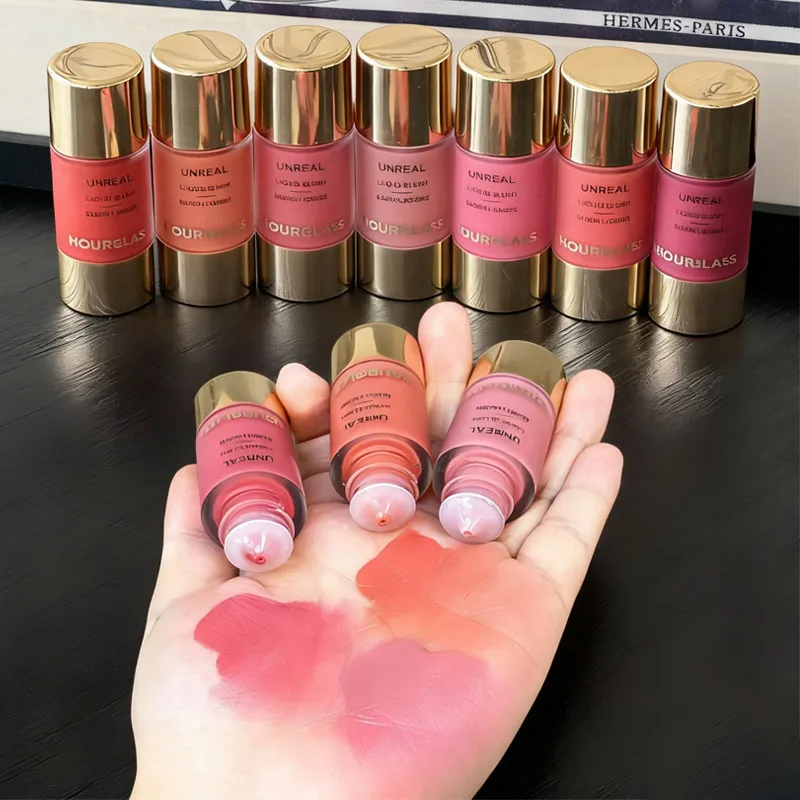 ampulheta-cosmeticos-liquido-em-po-blush-rosado-natureza-hidratar-mostrar-tez-blush-creme-moda-maquiagem-produtos-ins-estilo