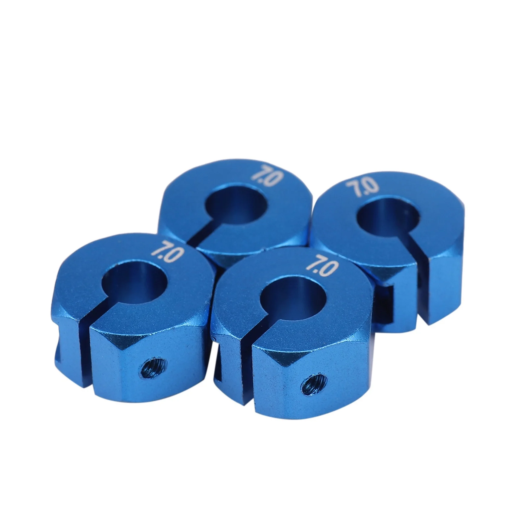 

A19Q-5X RC Blue Aluminum 7.0 Wheel Hex 12Mm Drive With Pins Screws 4P HSP HPI Tamiya Ca