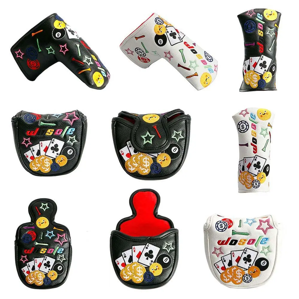 

Protector Case Golf Training Equipment Accessories Golf Putter Cover Golf Headcover Blade Putter Protector Golf Club Head Cover