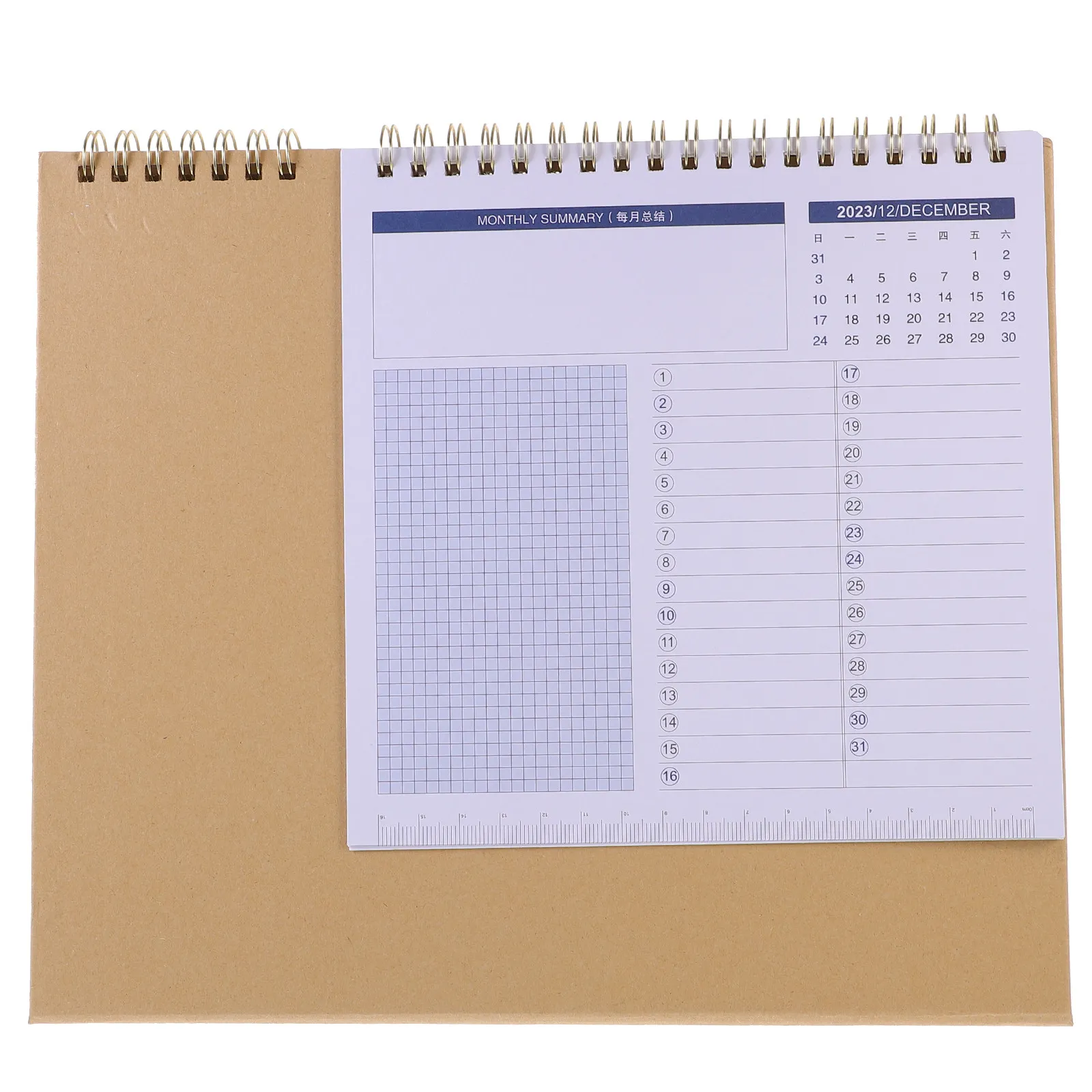 2024 Table Calendar Minimalist Design Daily Task Tracker Memo Notes Flip Calendar for Office Desk Desktop Planning and Memory