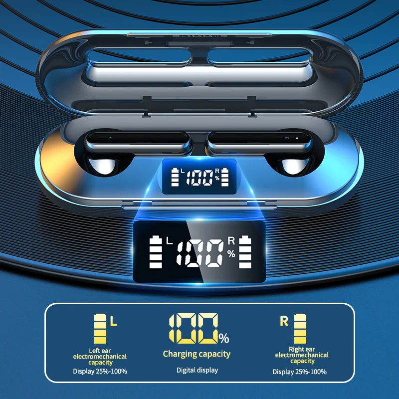 Auriculares inalámbricos K80 TWS originales BT V5.3, auriculares deportivos para juegos con reducción de ruido para teléfonos inteligentes iOS y Android